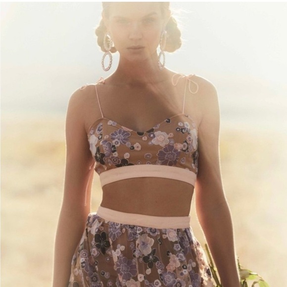 For Love And Lemons 🍋 Floral Tank Top XS - Picture 3 of 11